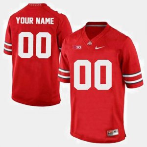 Men's Ohio State Buckeyes #00 Customized Red Nike NCAA College Football Jersey Top Deals YZW8444OX